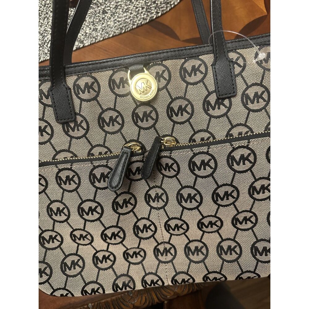 Michael Kors MK Kempton Signature Medium Tote Bag Purse NWOT